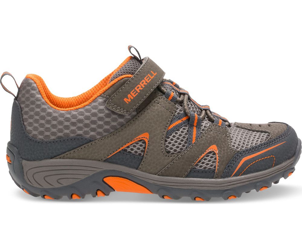 Buty Trekkingowe Merrell Dziecięce Brązowe/Pomarańczowe - Trail Chaser - 497518-OHQ